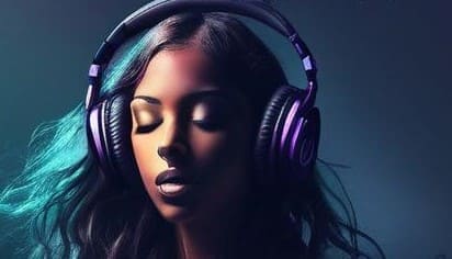 listening to music