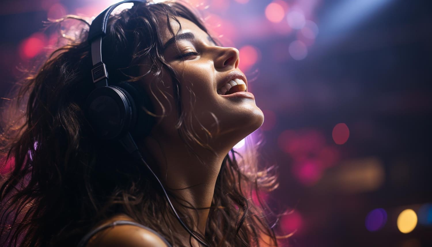 work with listening music
