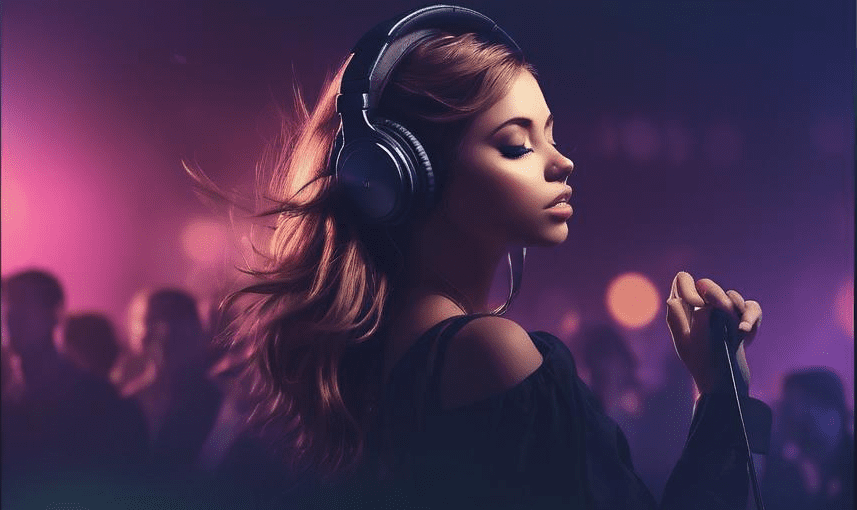 listening to music